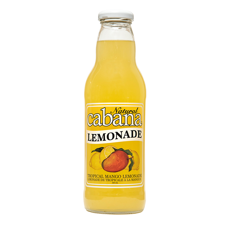 Cabana Natural Tropical Mango Lemonade (12-591 mL) - Pantree Food Service