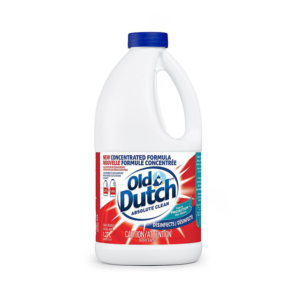 Old Dutch New Concentrated Formula Bleach (10-1.27 L) (jit) - Pantree Food Service