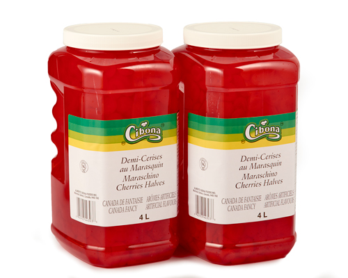 Cibona Maraschino Cherries With Stems (2-4 L) (jit) - Pantree Food Service