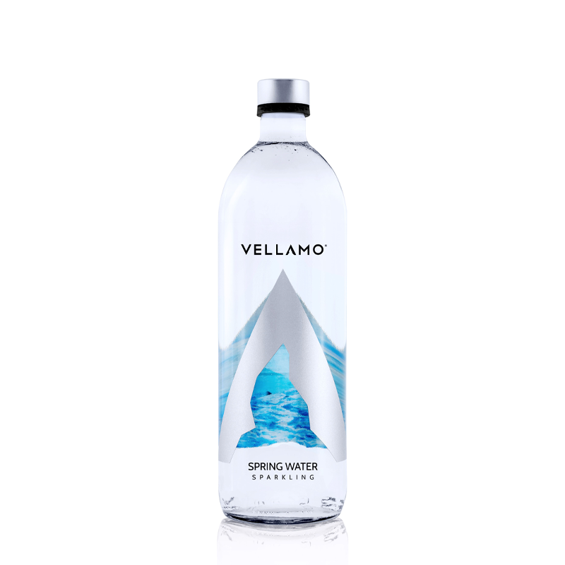 Vellamo Spring Water - Sparkling (Glass) (12x750ml) - Pantree Food Service