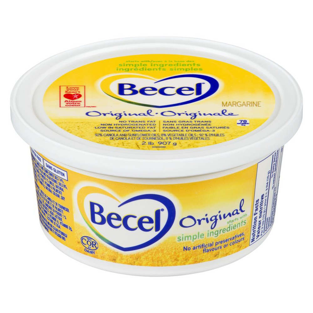 Becel - Margarine Tubs (12 x 907g) (jit) - Pantree Food Service