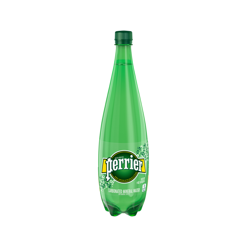 Perrier Sparkling Mineral Water - Regular (6-1 L (Plastic)) - Pantree Food Service