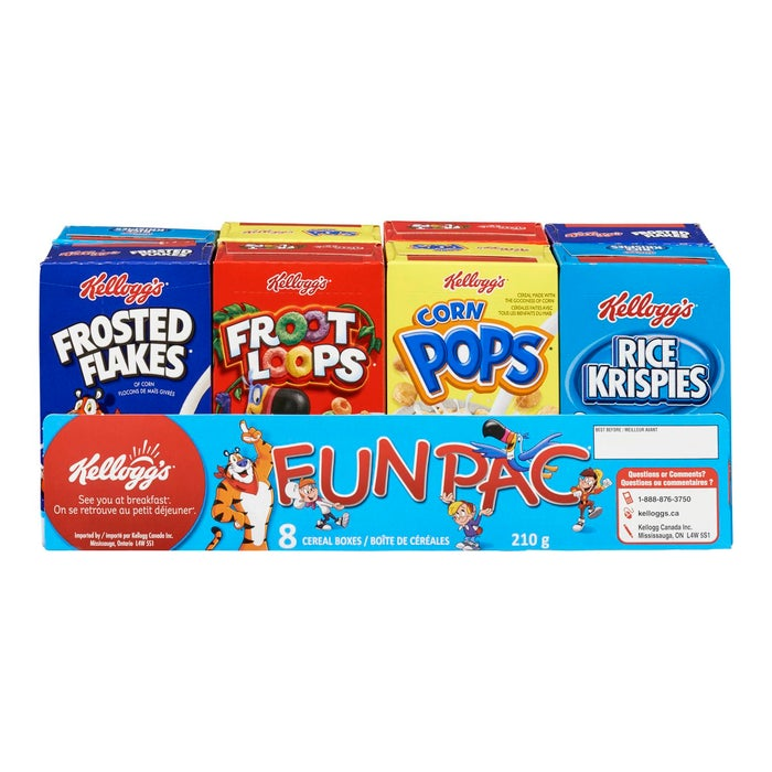 Kelloggs Cereal Fun Pack (15-210 g) (jit) - Pantree Food Service