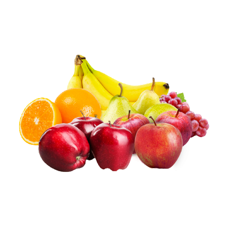 Assorted Fruit Case - Seasonal - Large (60 Pieces Per Case (3 lbs Bananas, 12 Oranges, 12 Royal Gala Apples, 12 Red Delicious Apples, 2lb Red Grapes, 6 Bosc Pears, 6 Green Pears)) (jit) - Pantree Food Service
