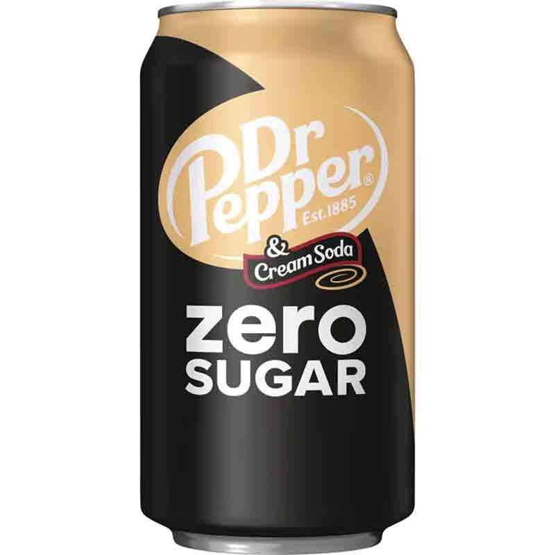 Dr Pepper - Zero Cream Soda (12 - 355 mL) (jit) - Pantree Food Service