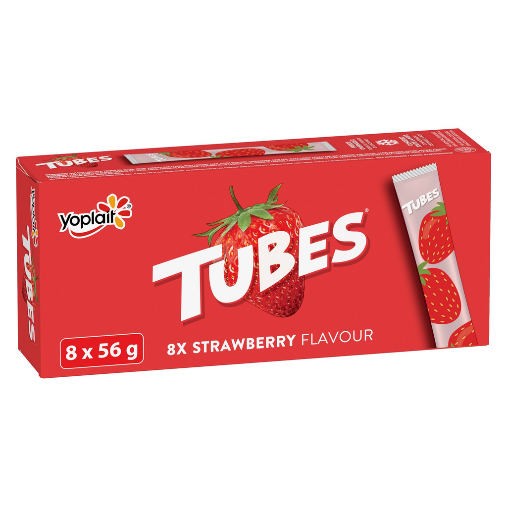 Yoplait Yogurt Tubes - Strawberry/Mixed Berries (8-53 g) (jit) - Pantree Food Service
