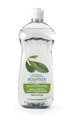 Eco-Max Dish Liquid Natural Tea Tree (6-740 ml) (jit) - Pantree Food Service
