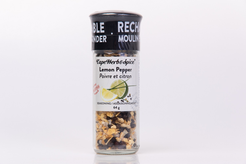 Cape Herb & Spice Co. Lemon Pepper Seasoning (6-64 g) - Pantree Food Service