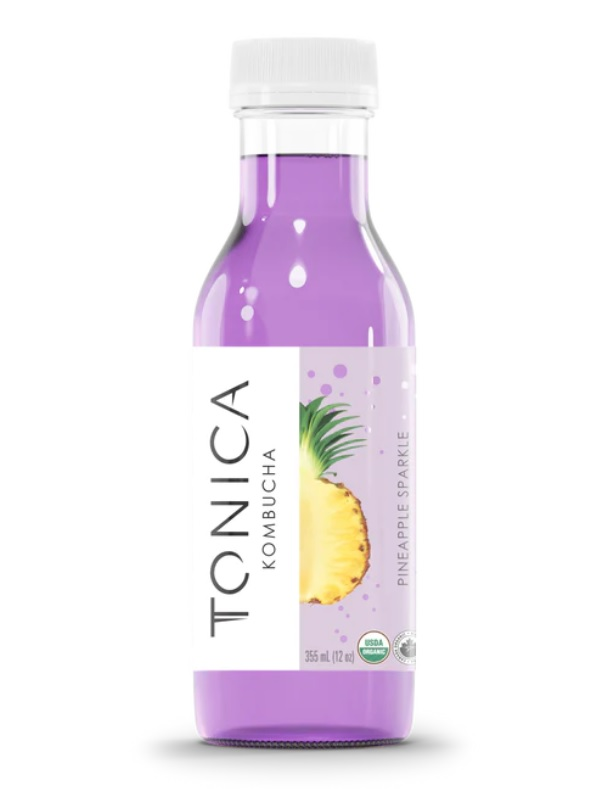 Tonica Kombucha - Pineapple Sparkle (12x355ml) - Pantree Food Service