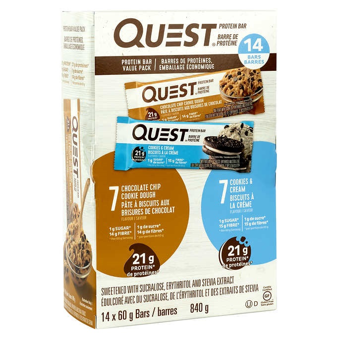 Quest Protein Bars - Value Pack (14x60g) - Pantree Food Service