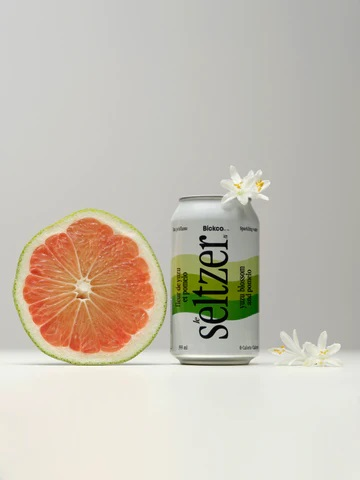 le Seltzer - yuzu blossom and pomelo (24x355ml) - Pantree Food Service