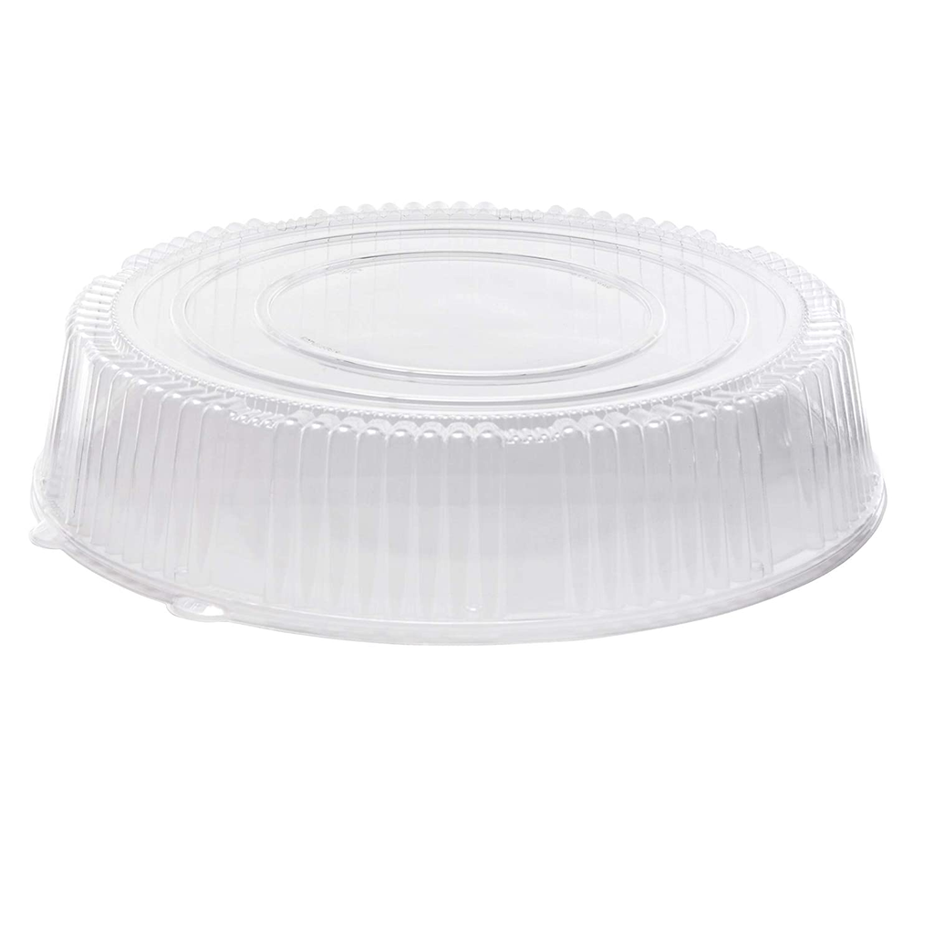 18" Clear Plastic Cater Tray Lids (25 Pieces) (jit) - Pantree Food Service