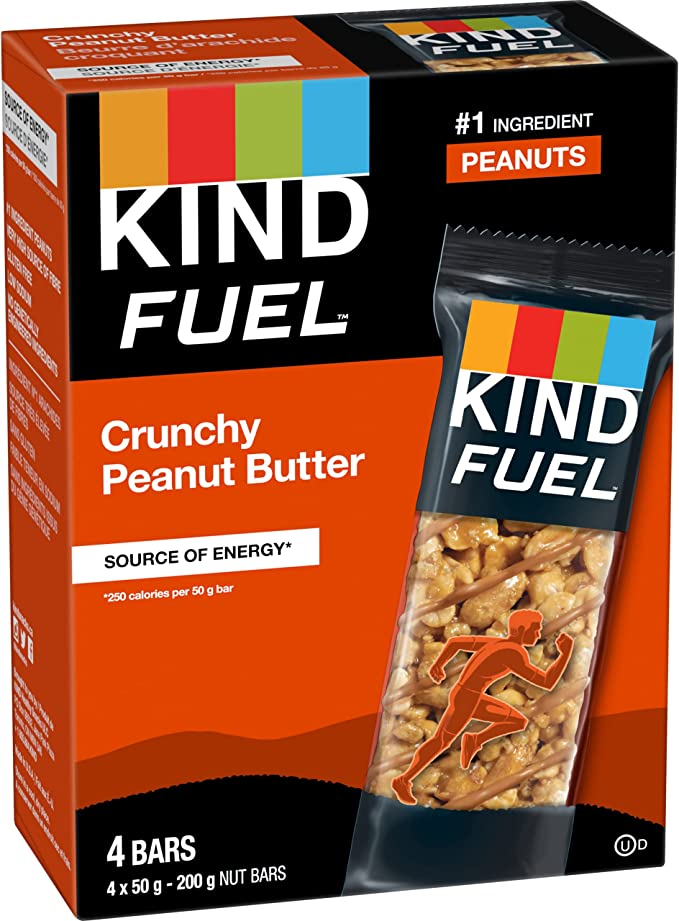 KIND Fuel - Crunchy Peanut Butter Bars (Gluten Free, Non-GMO, Kosher) (12 - 50 g (Bars)) (jit) - Pantree Food Service