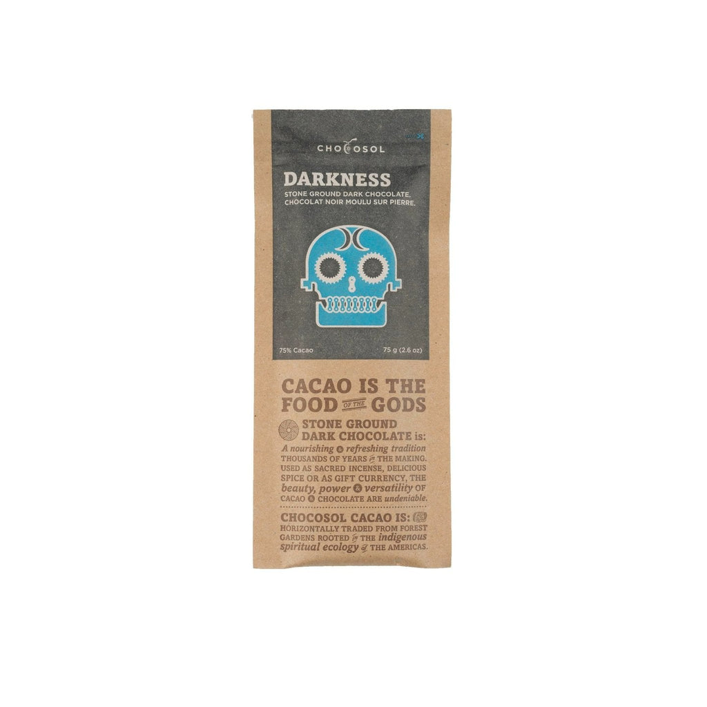 Chocosol - Chocolate Bar, Darkness (75g) - Pantree Food Service