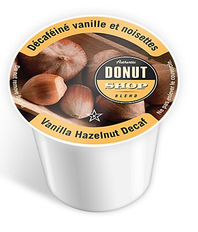 Authentic Donut Shop - Vanilla Hazelnut Decaf  (24 pack) - Coffee - Pod - Recycling