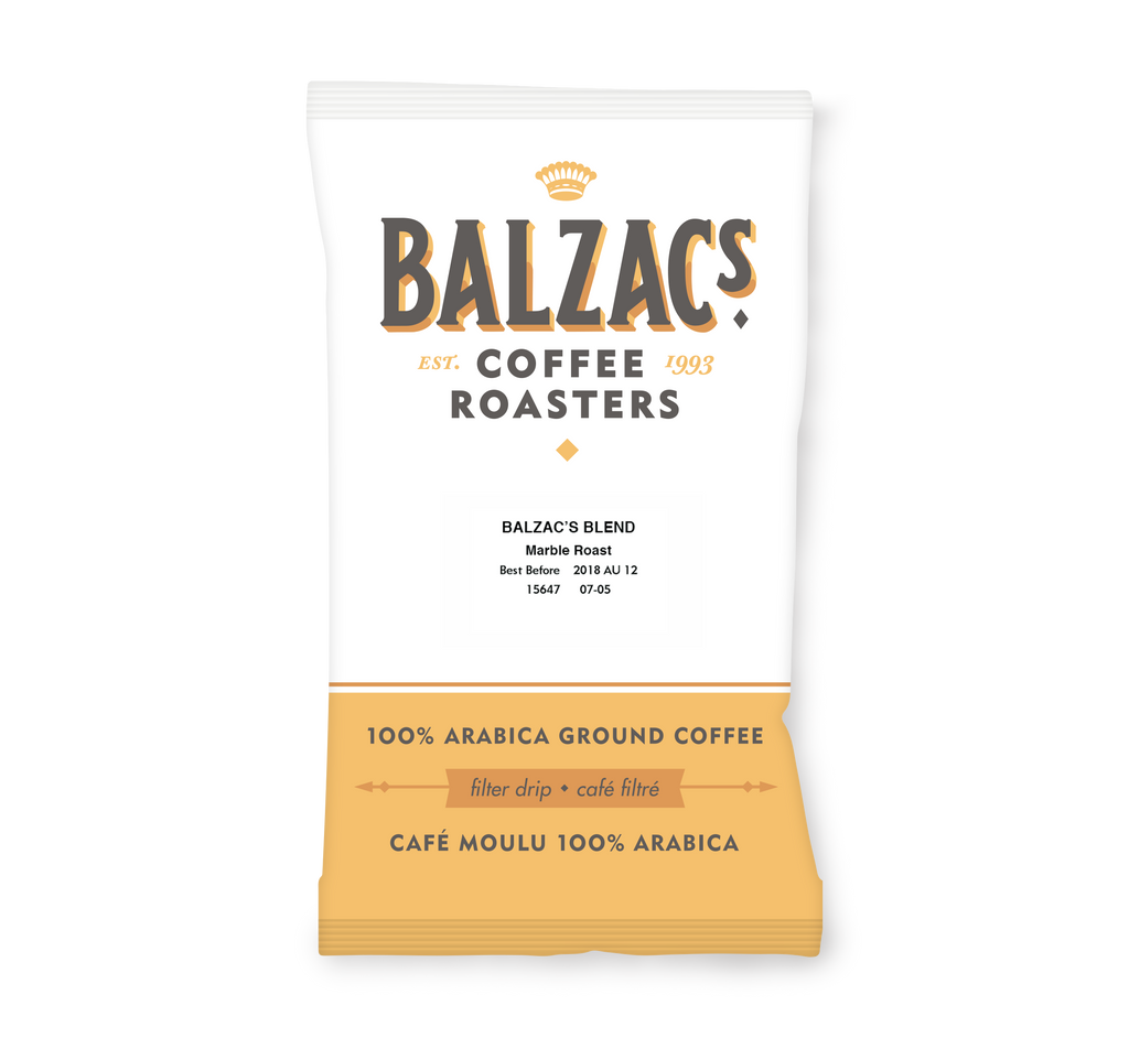 Balzac's - Coffee Pouches - Balzac's Blend (24 x 2.5oz) - Pantree Food Service