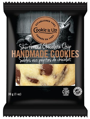 Cookie It Up - Milk Chocolate Shorts with Chocolate Chips (100x30g) - Pantree Food Service