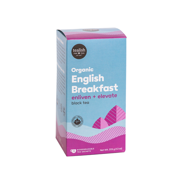 Tealish - Organic English Breakfast (15 Bags) - Pantree Food Service