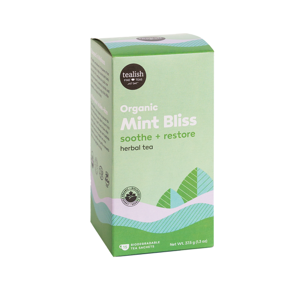 Tealish - Organic Mint Bliss (15 Bags) - Pantree Food Service
