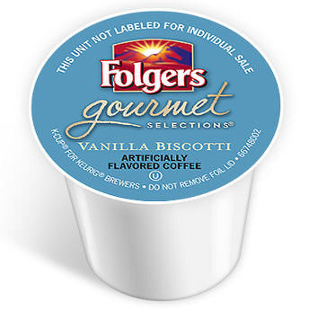 Folgers - Vanilla Biscotti  (24 pack) - Coffee - Pod - Recycling