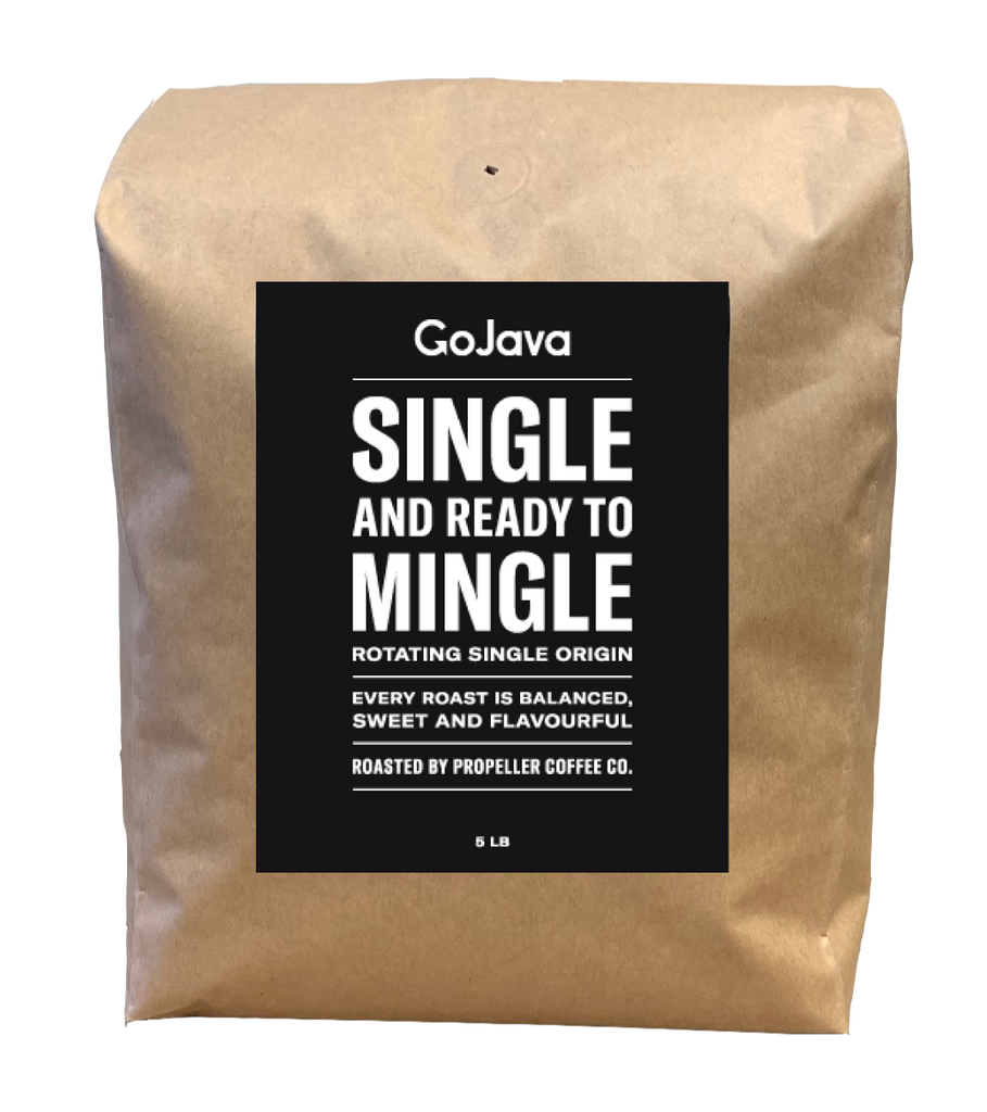 GoJava - Whole Bean - Single And Ready To Mingle - Rotating Single Origin - (5 pound) - Pantree Food Service