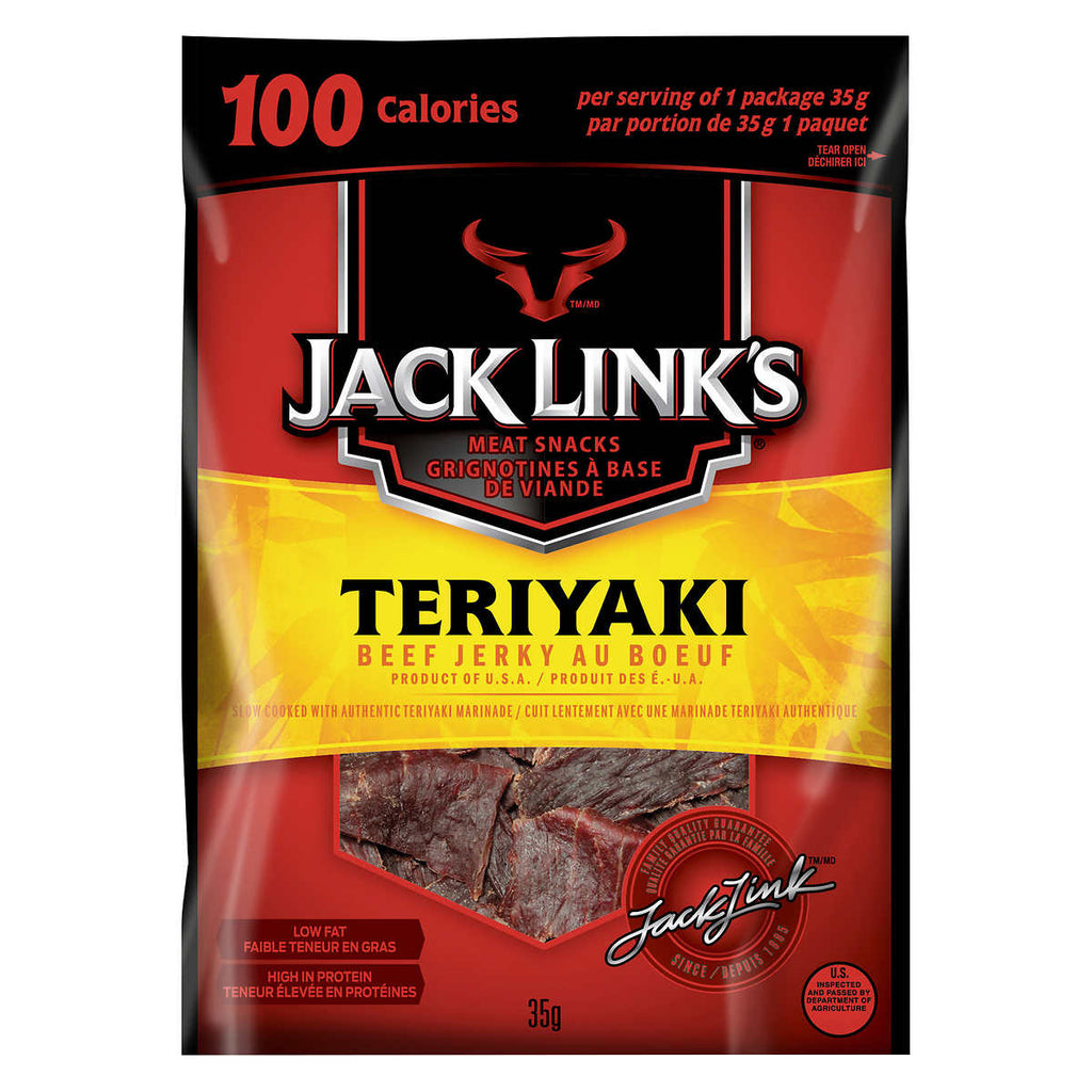 Jack Link's - Teriyaki Beef Jerky (12x35g) - Pantree Food Service