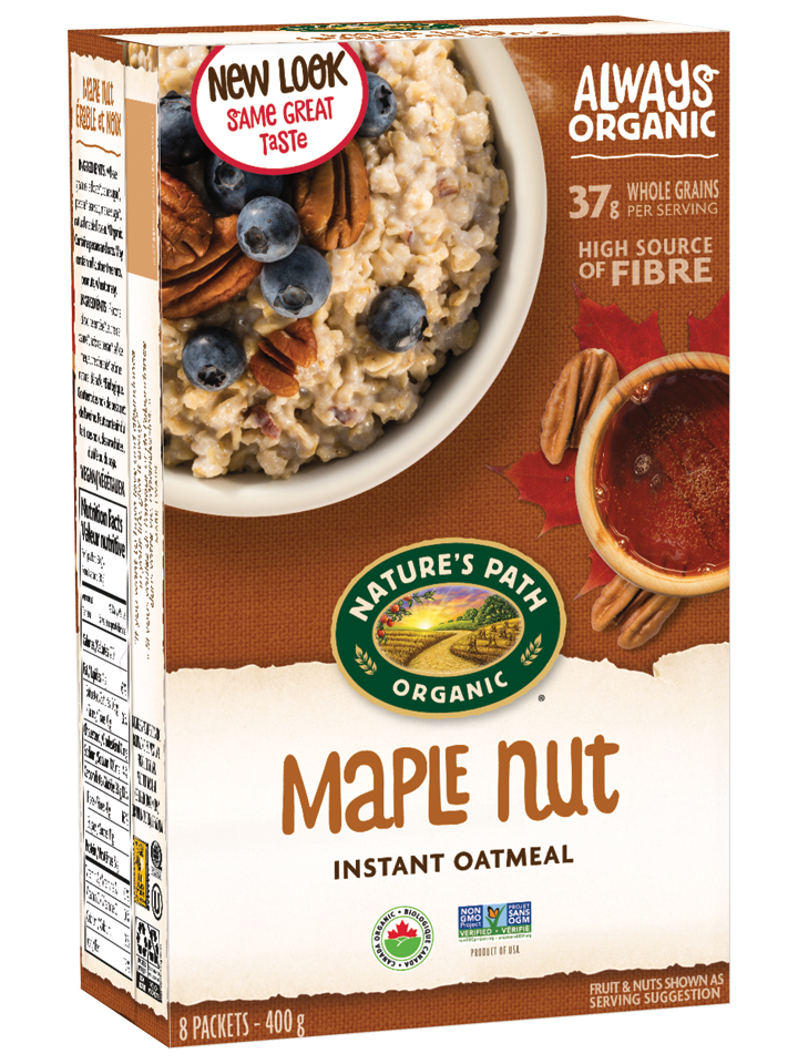 Nature's Path - Maple Nut Hot Oatmeal (8 packs) - Pantree Food Service