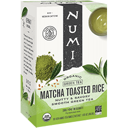 Numi Organic Tea - Toasted Rice (18 bags) - Pantree Food Service