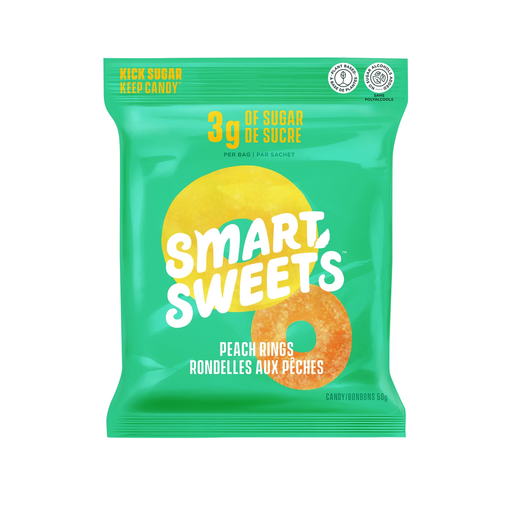 Smartsweets - Peach Rings (12x50g) - Pantree Food Service