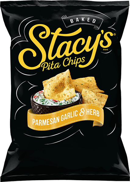 Stacy's Pita Chips - Parmesan Garlic & Herb (40x40g) - Pantree Food Service