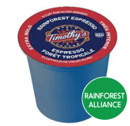 Timothy's - Rainforest Espresso  (24 pack) - Pantree Food Service