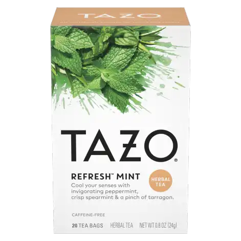 Tazo Tea - Refresh Mint (20 bags) - Pantree Food Service