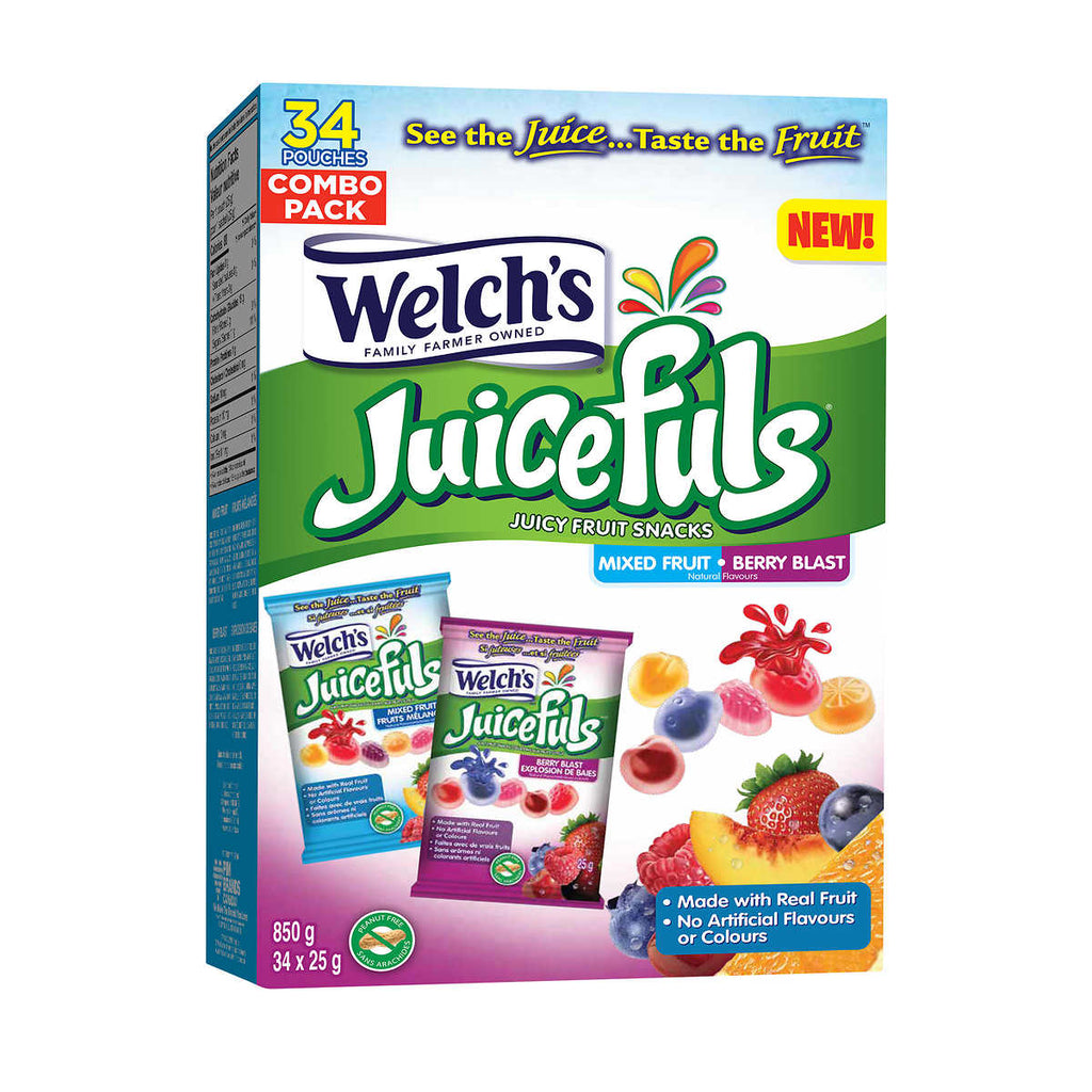 Welch's Juicefuls Variety Pack (34 x 25g) - Pantree Food Service