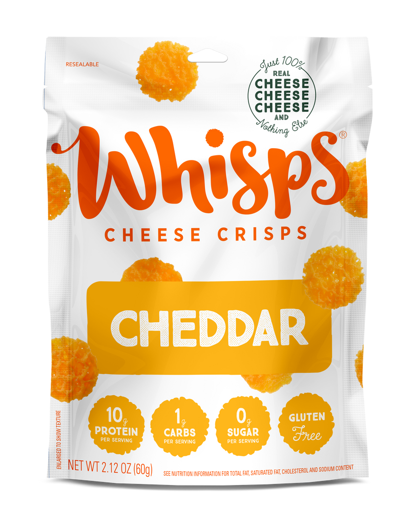Whisps - Cheddar Cheese Crisps (CASE:12x60g) - Pantree Food Service