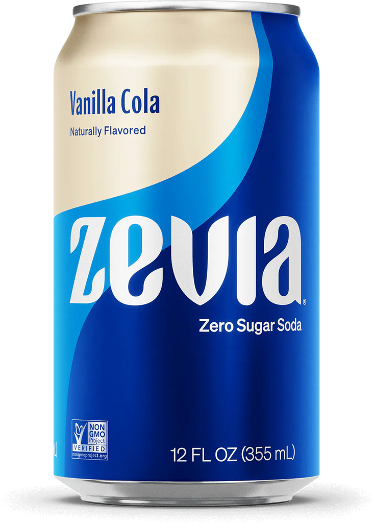 Zevia Soda - Vanilla Cola (24-355ml) - Pantree Food Service