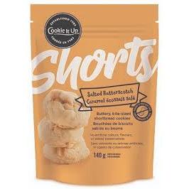 Cookie It Up - Salted Butterscotch 'Shorts' Pouch (140g) - Pantree Food Service