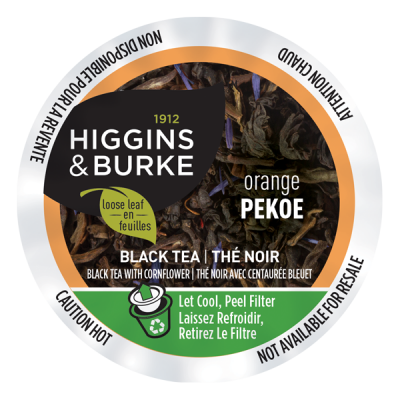 Higgins & Burke - Keurig - Loose Leaf Tea - Orange Pekoe (24 pack) - Pantree Food Service