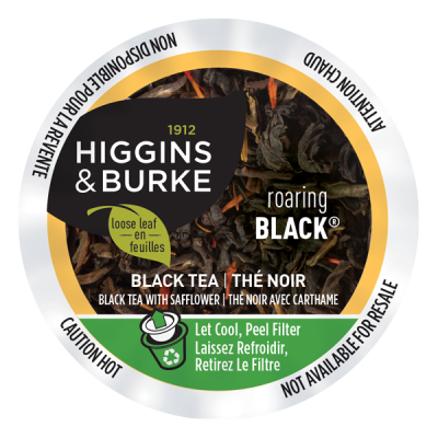 Higgins & Burke -  Keurig - Loose Leaf Tea - Roaring Black  (24 pack) - Pantree Food Service