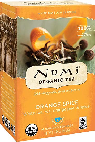 Numi Organic Tea - Orange Spice (18 bags) - Pantree Food Service