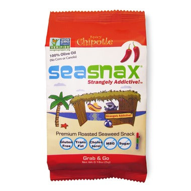 SeaSnax - Seaweed Snack - Chipotle (16x5g) - Pantree Food Service