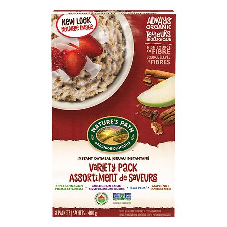 Nature's Path - Variety Pack Hot Oatmeal (8 packs) - Pantree Food Service